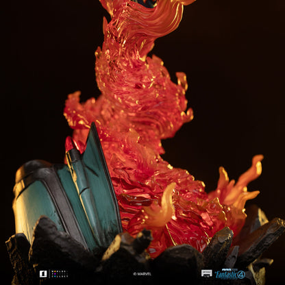 Statue Human Torch (Blue Suit Variant) - Fantastic Four - Art Scale 1/10 - The Fantastic Four