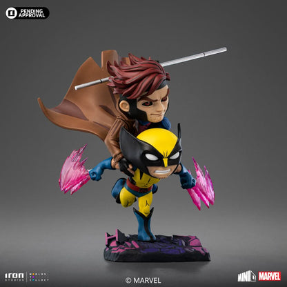 Figurine Gambit and Wolverine - X-Men '97 - Mini Co. - Marvel Comics