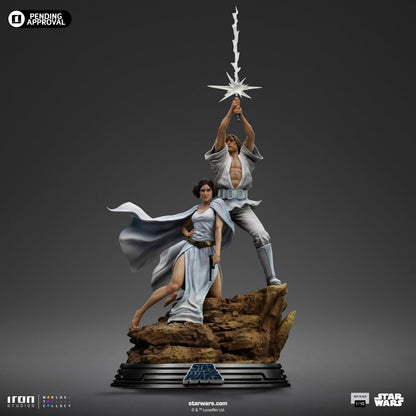 Statue Luke and Leia - Star Wars - Art Scale 1/10