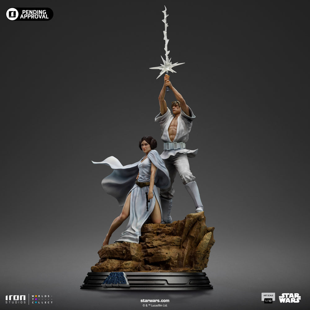Statue Luke and Leia - Star Wars - Art Scale 1/10