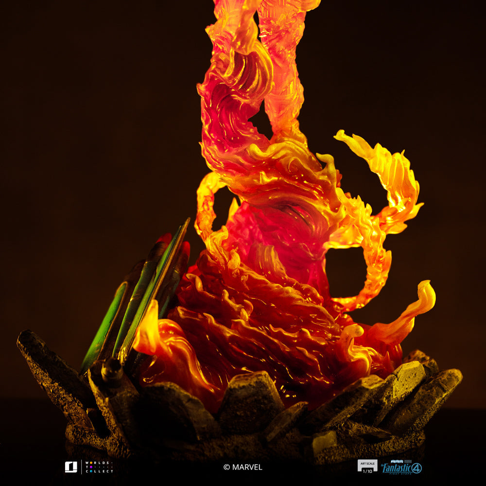 Statue Human Torch - The Fantastic Four: First Steps - Art Scale 1/10