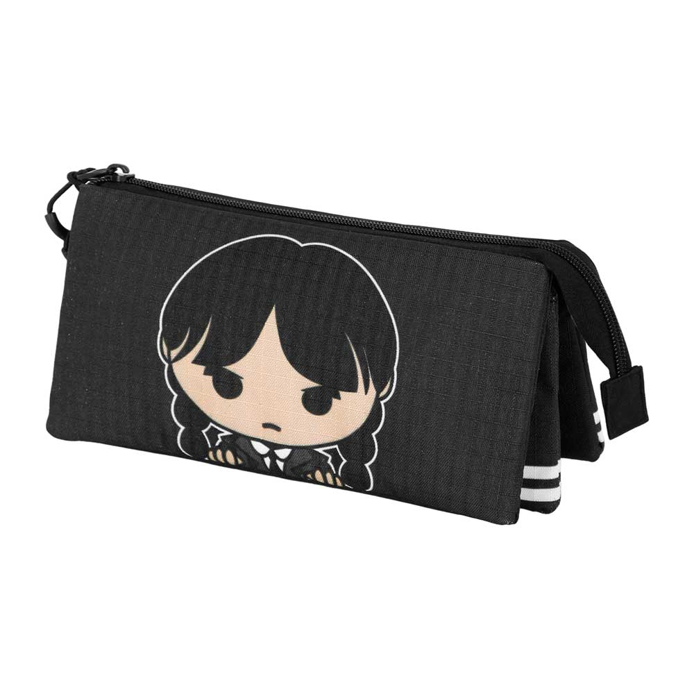 Trousse Triple Wednesday « Cute » – Gris