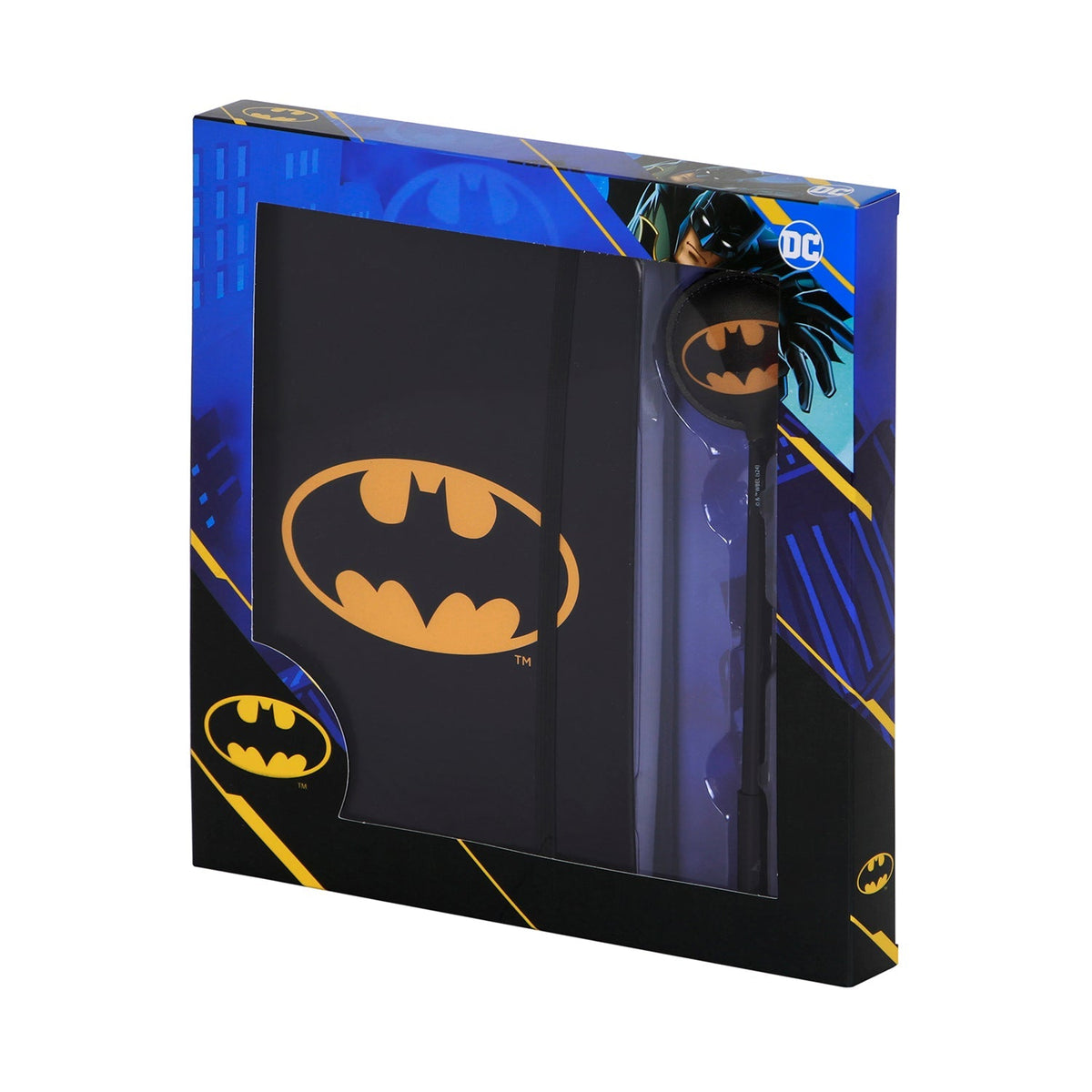 Coffret Journal + Stylo Fashion DC Comics Batman « Batsignal »