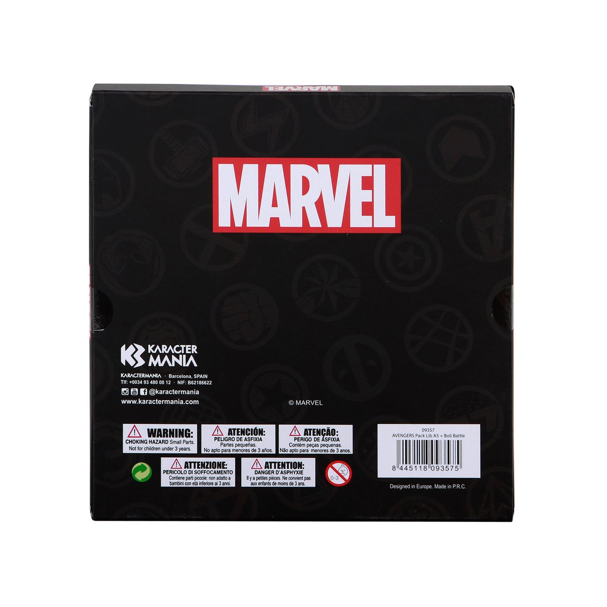 Coffret Journal + Stylo Marvel « Comics »