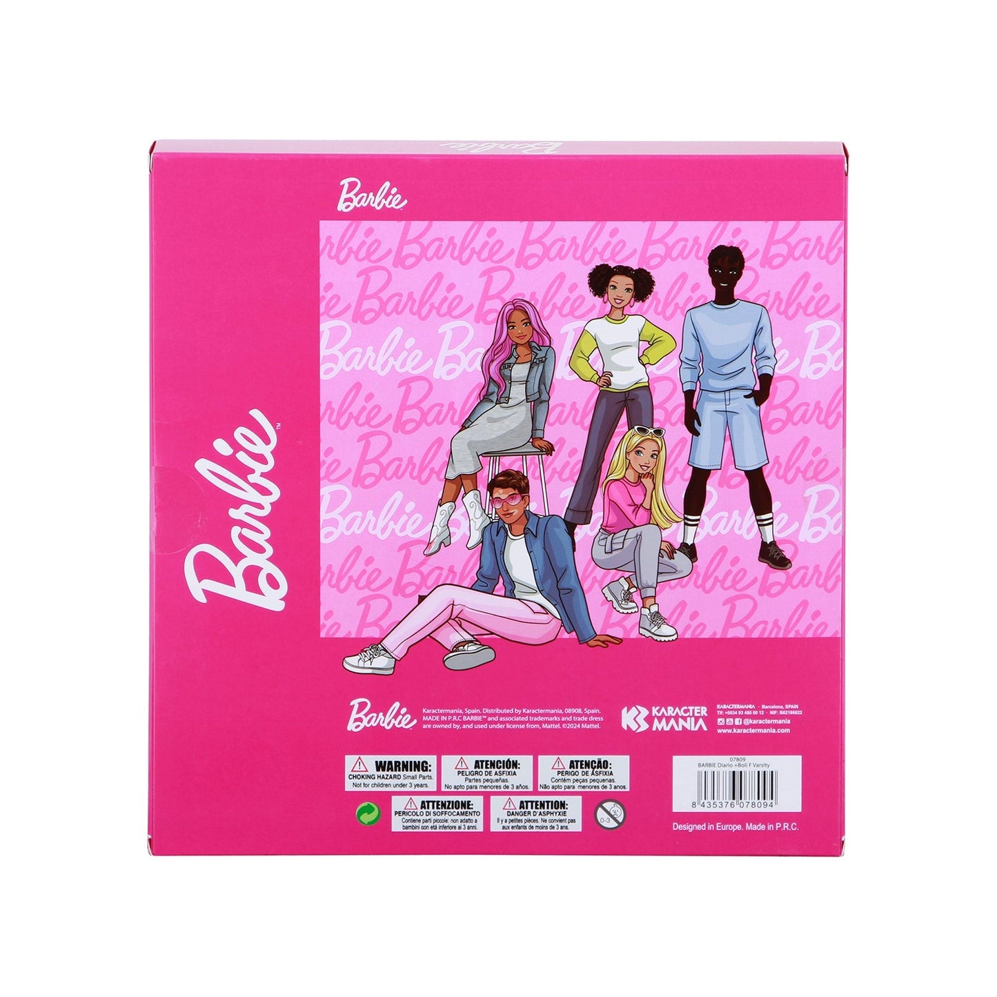 Coffret Journal + Stylo Fashion Barbie « Varsity »