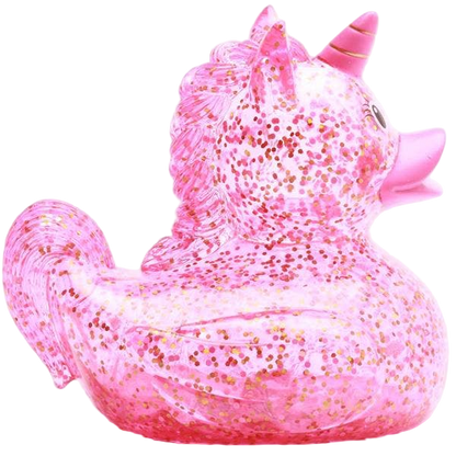 Canard Licorne Rose Pailleté