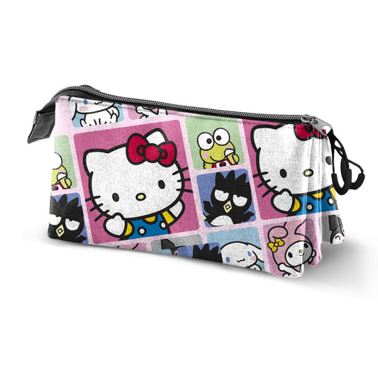 Trousse Triple Hello Kitty « Panels »