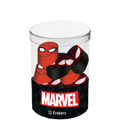 Cube avec 12 gommes à effacer Marvel Spider-Man « Peter »