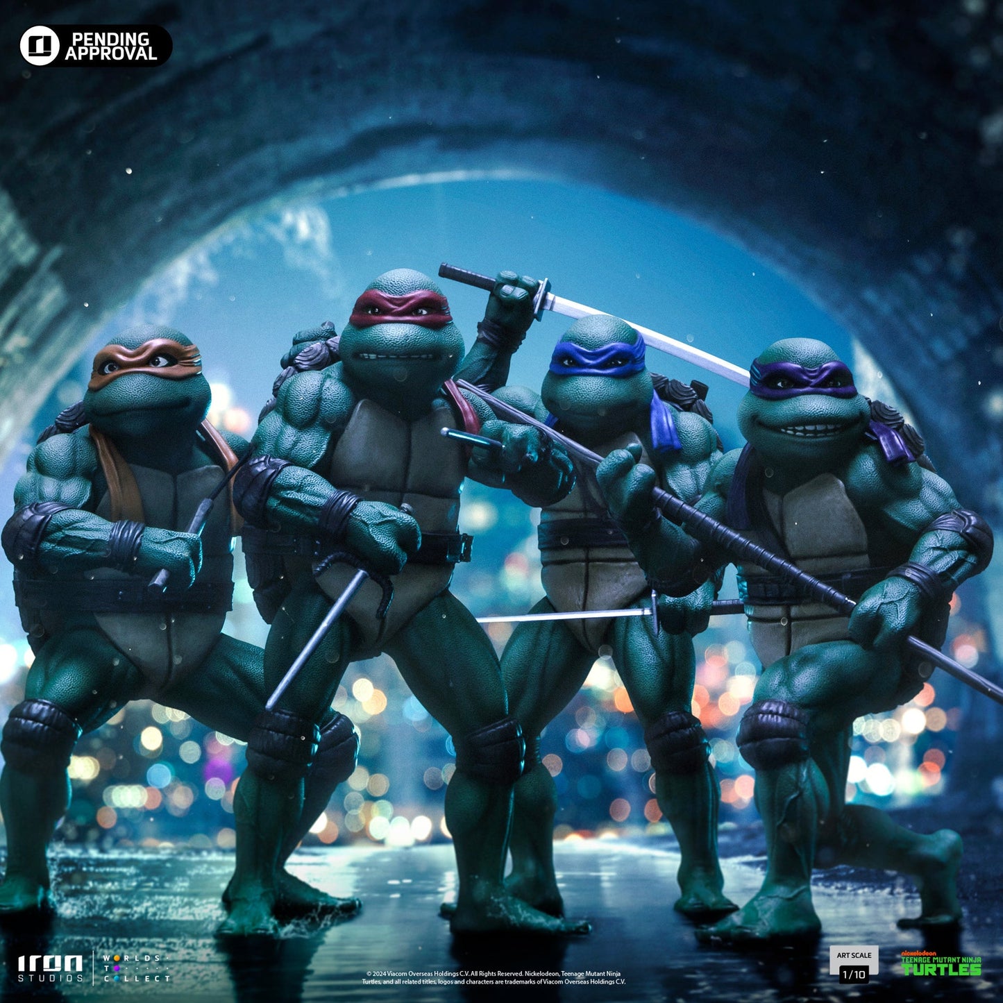Statue Michelangelo - TMNT Movie - Art Scale 1/10 - Teenage Mutant Ninja Turtles