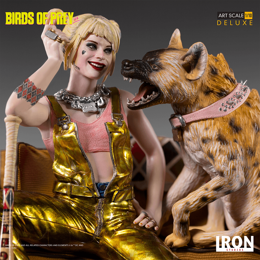 Harley Quinn & Bruce Deluxe Statue - Art Scale 1/10 - Birds of Prey - DC Comics