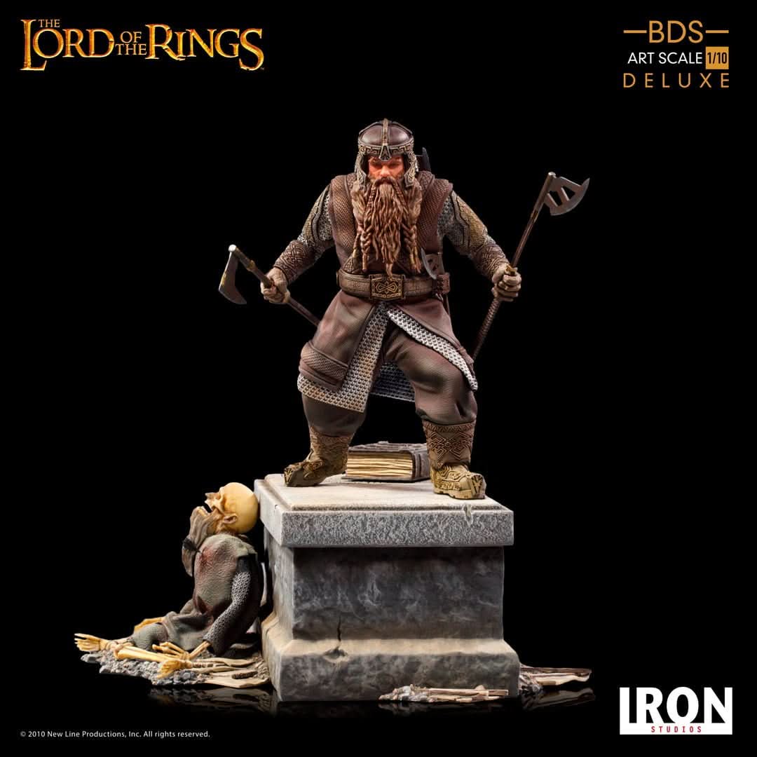 Gimli Deluxe Statue - Lord Of The Rings - Art Scale 1/10 - The Fellowship of the Ring