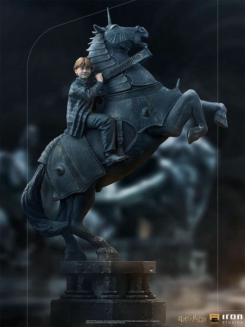 Statue Ron Weasley at the Wizard Chess - Harry Potter - Art Scale 1/10