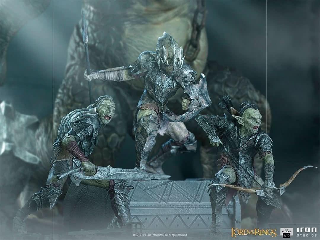 Statue Armored Orc - The Lord of the Rings - Art Scale 1/10