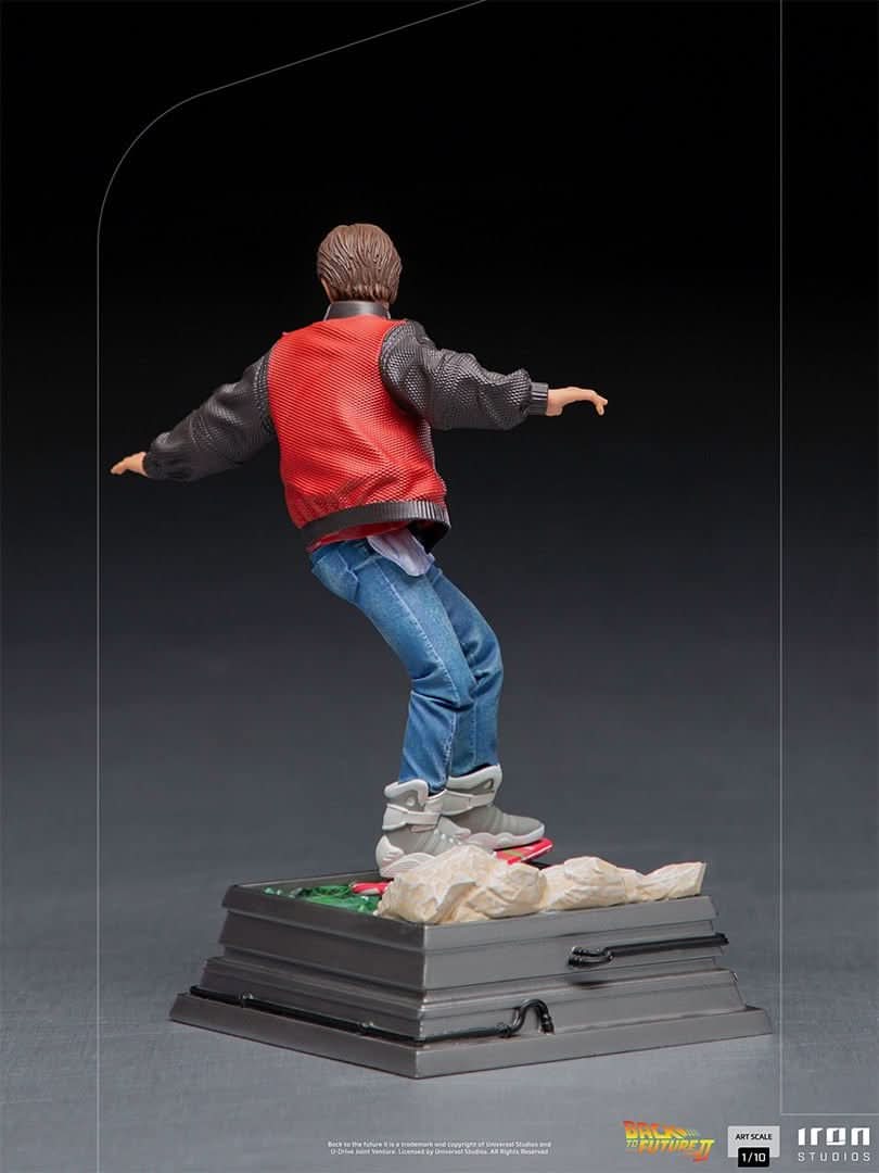 Marty McFly on Hoverboard Statue - Back to the Future - Art Scale 1/10
