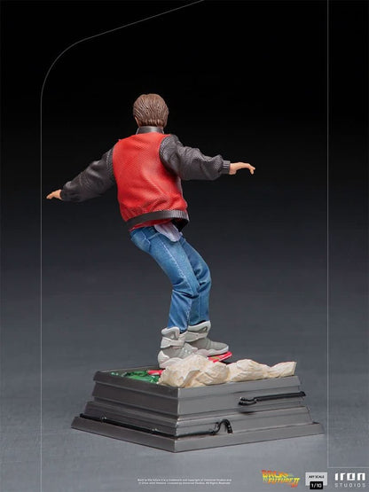 Marty McFly on Hoverboard Statue - Back to the Future - Art Scale 1/10
