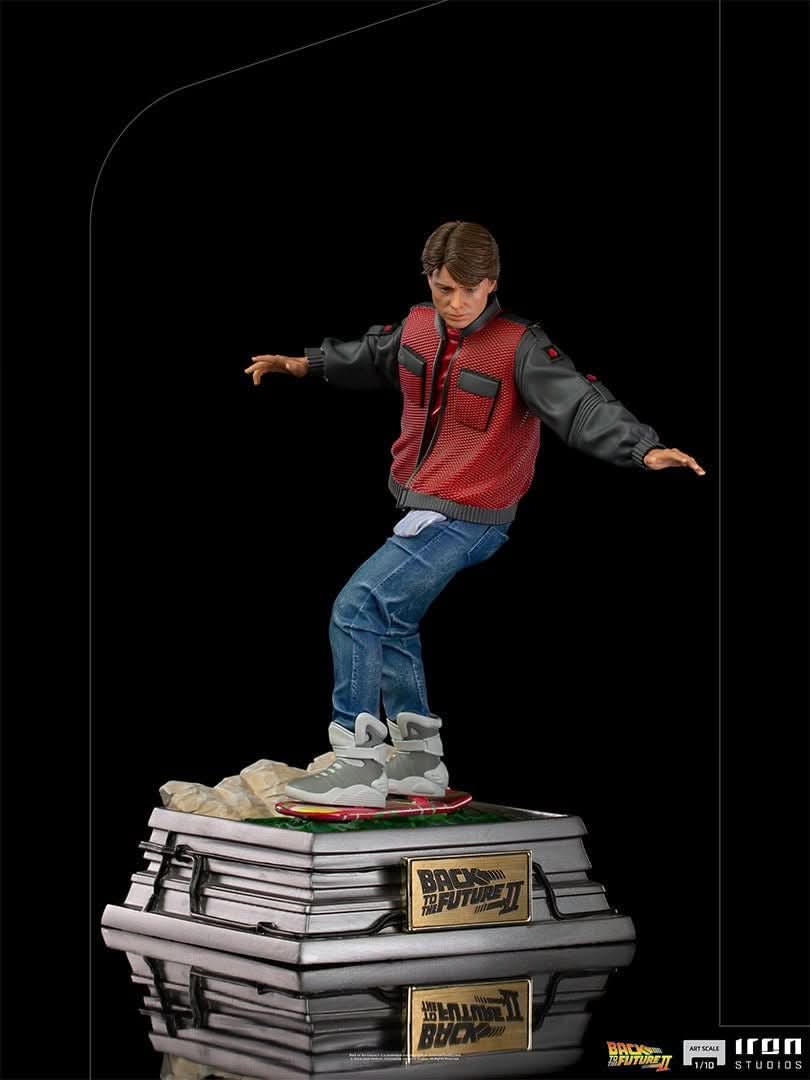 Marty McFly on Hoverboard Statue - Back to the Future - Art Scale 1/10