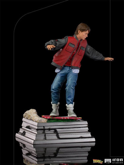 Marty McFly on Hoverboard Statue - Back to the Future - Art Scale 1/10