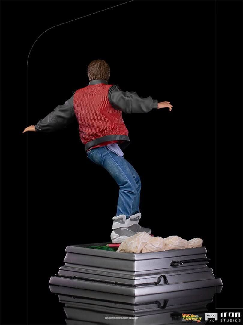 Marty McFly on Hoverboard Statue - Back to the Future - Art Scale 1/10