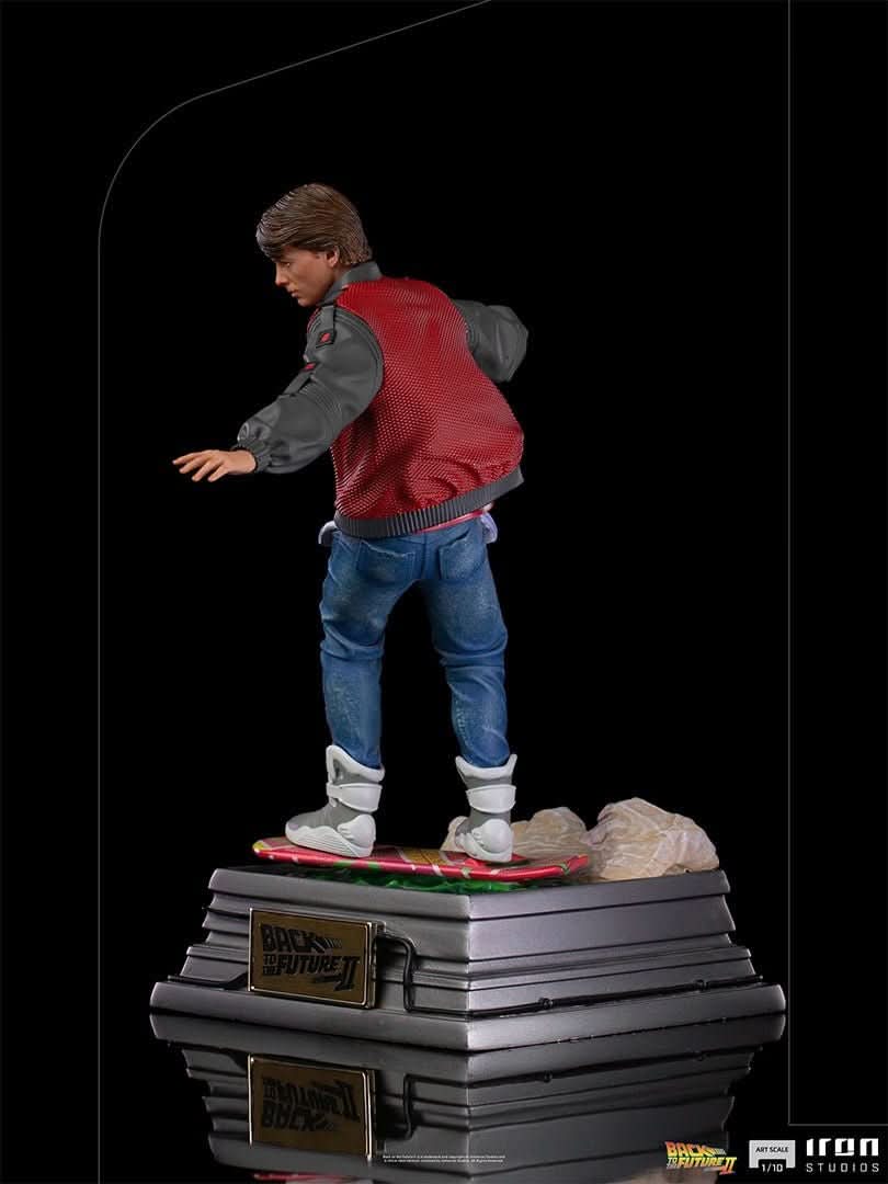 Marty McFly on Hoverboard Statue - Back to the Future - Art Scale 1/10