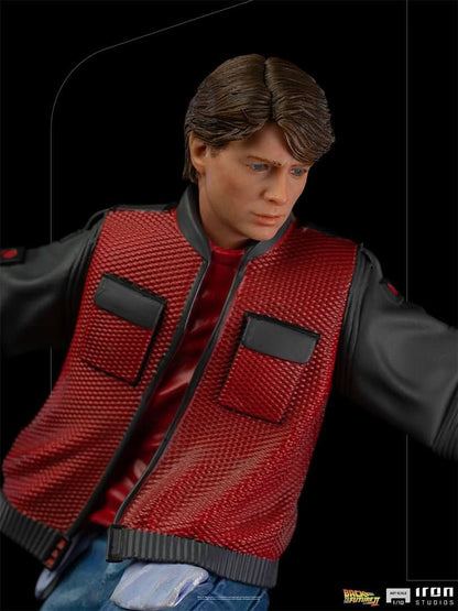 Marty McFly on Hoverboard Statue - Back to the Future - Art Scale 1/10