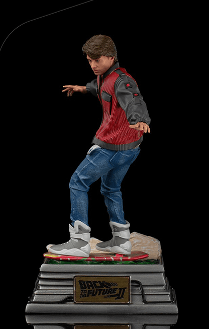 Marty McFly on Hoverboard Statue - Back to the Future - Art Scale 1/10