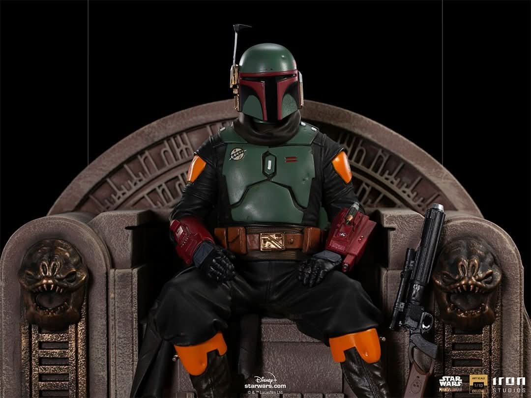Statue Boba Fett on Throne - Star Wars: The Mandalorian - Art Scale 1/10
