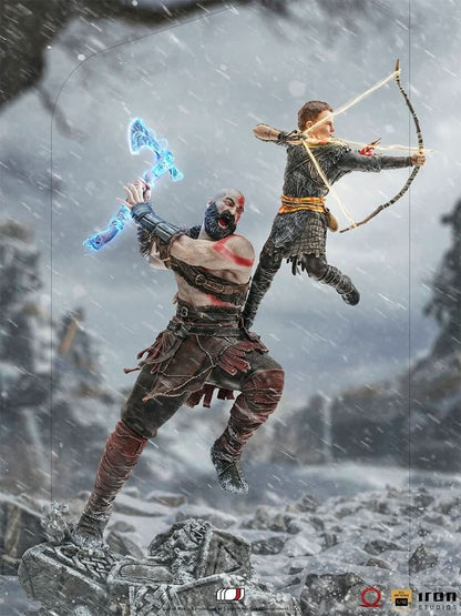 Kratos and Atreus Statue - God of War - BDS Art Scale 1/10