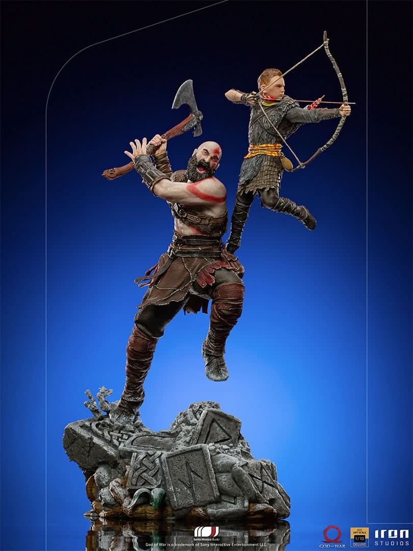 Kratos and Atreus Statue - God of War - BDS Art Scale 1/10