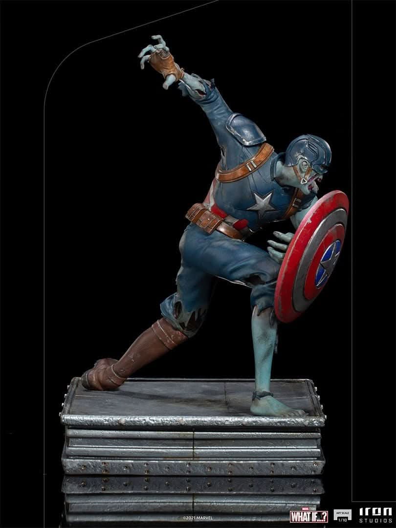 Captain America Zombie Statue - What If...? - Art Scale 1/10 - Spider-Man