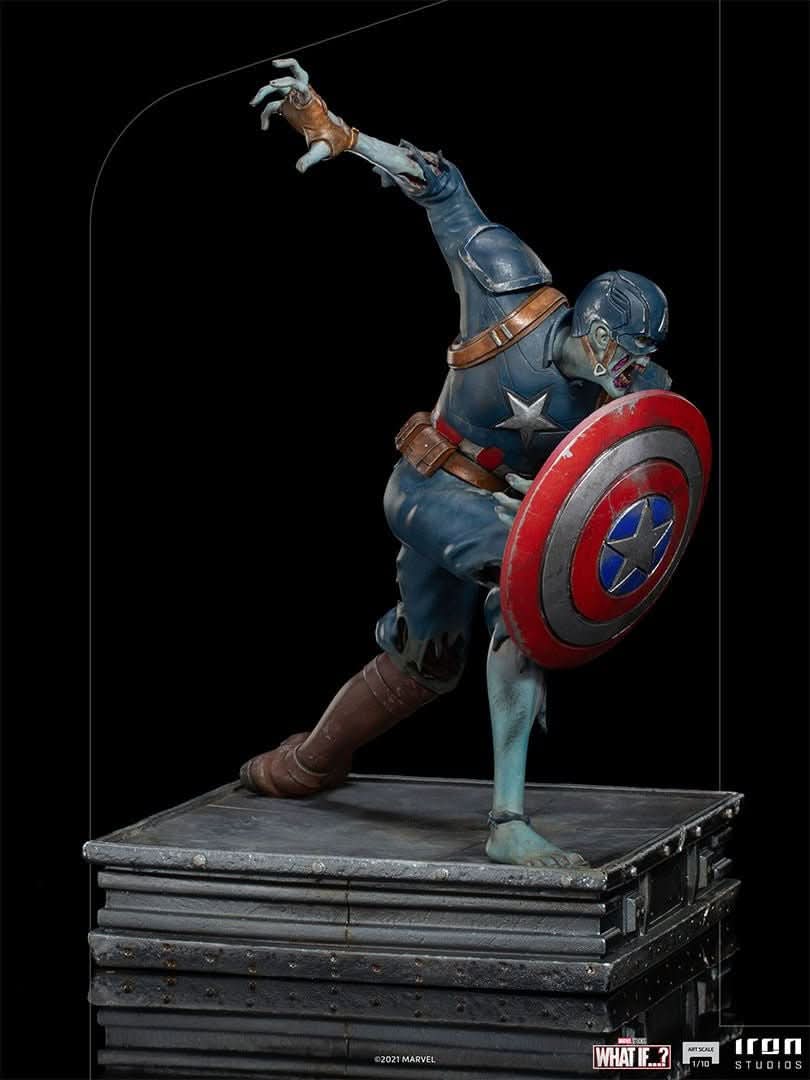 Captain America Zombie Statue - What If...? - Art Scale 1/10 - Spider-Man