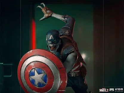 Captain America Zombie Statue - What If...? - Art Scale 1/10 - Spider-Man