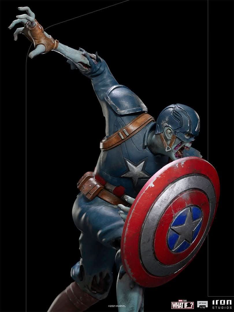 Captain America Zombie Statue - What If...? - Art Scale 1/10 - Spider-Man