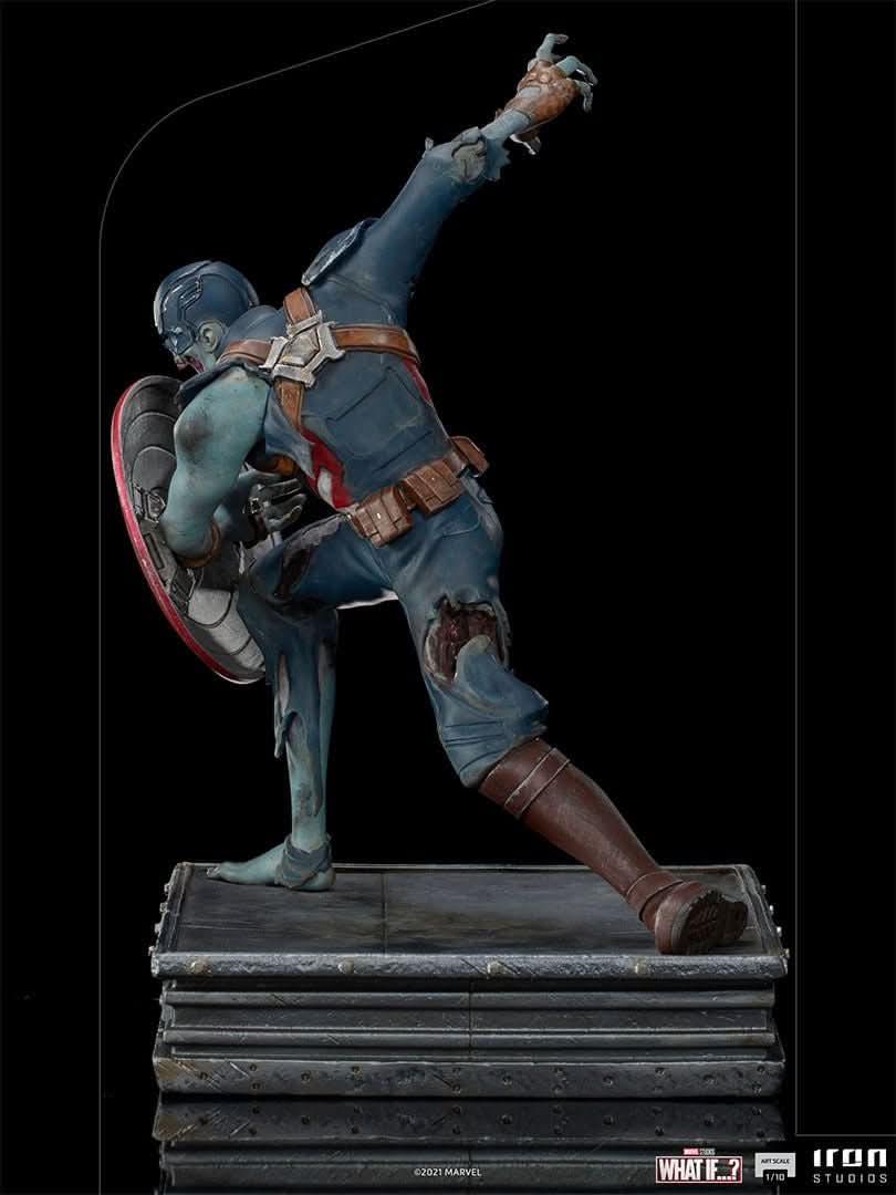 Captain America Zombie Statue - What If...? - Art Scale 1/10 - Spider-Man