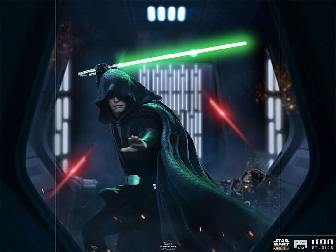Luke Skywalker Battle Version Statue - Star Wars: The Mandalorian - Art Scale 1/10