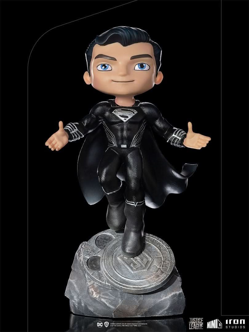 Superman Black Suit Figurine - Zack Snyder's Justice League - Mini Co.