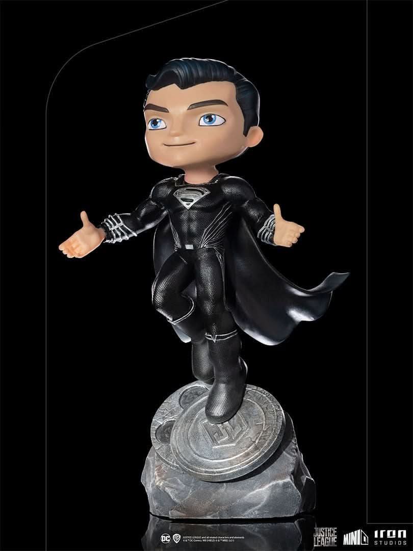 Superman Black Suit Figurine - Zack Snyder's Justice League - Mini Co.