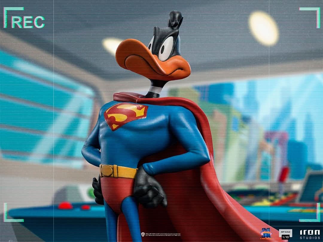 Statue Art Scale 1/10 Daffy Duck Superman - Space Jam