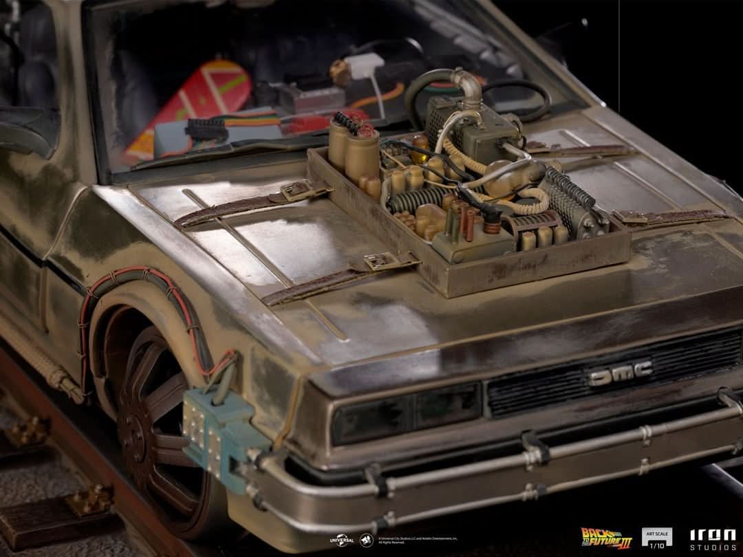 Statue Delorean - Back to the Future III - Art Scale 1/10