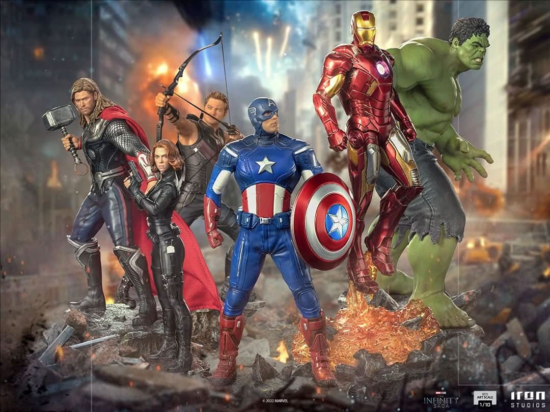 Black Widow (Battle of New York) Statue - The Infinity Saga - BDS Art Scale 1/10