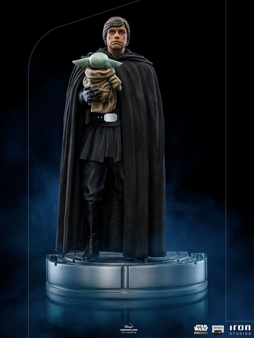 Statue Luke Skywalker and Grogu - Star Wars: The Mandalorian - Art Scale 1/10