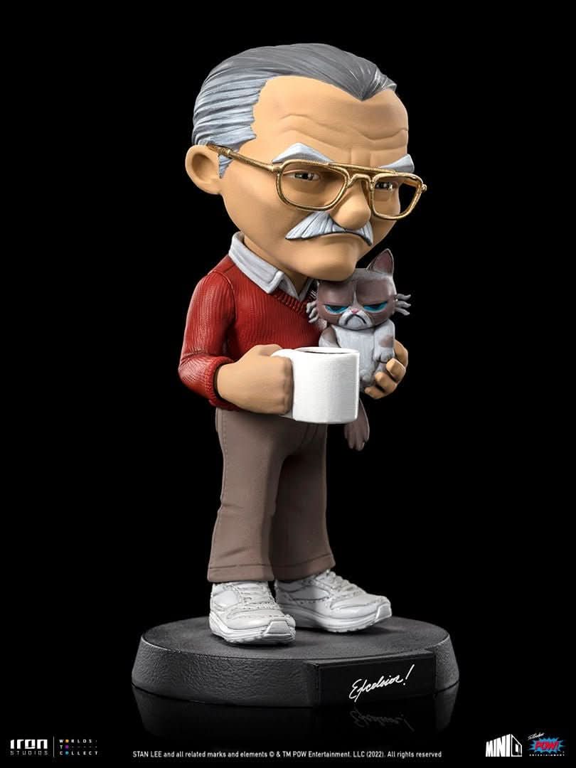 Figurine Stan Lee with Grumpy Cat - Pow - Mini Co. - Spider-Man