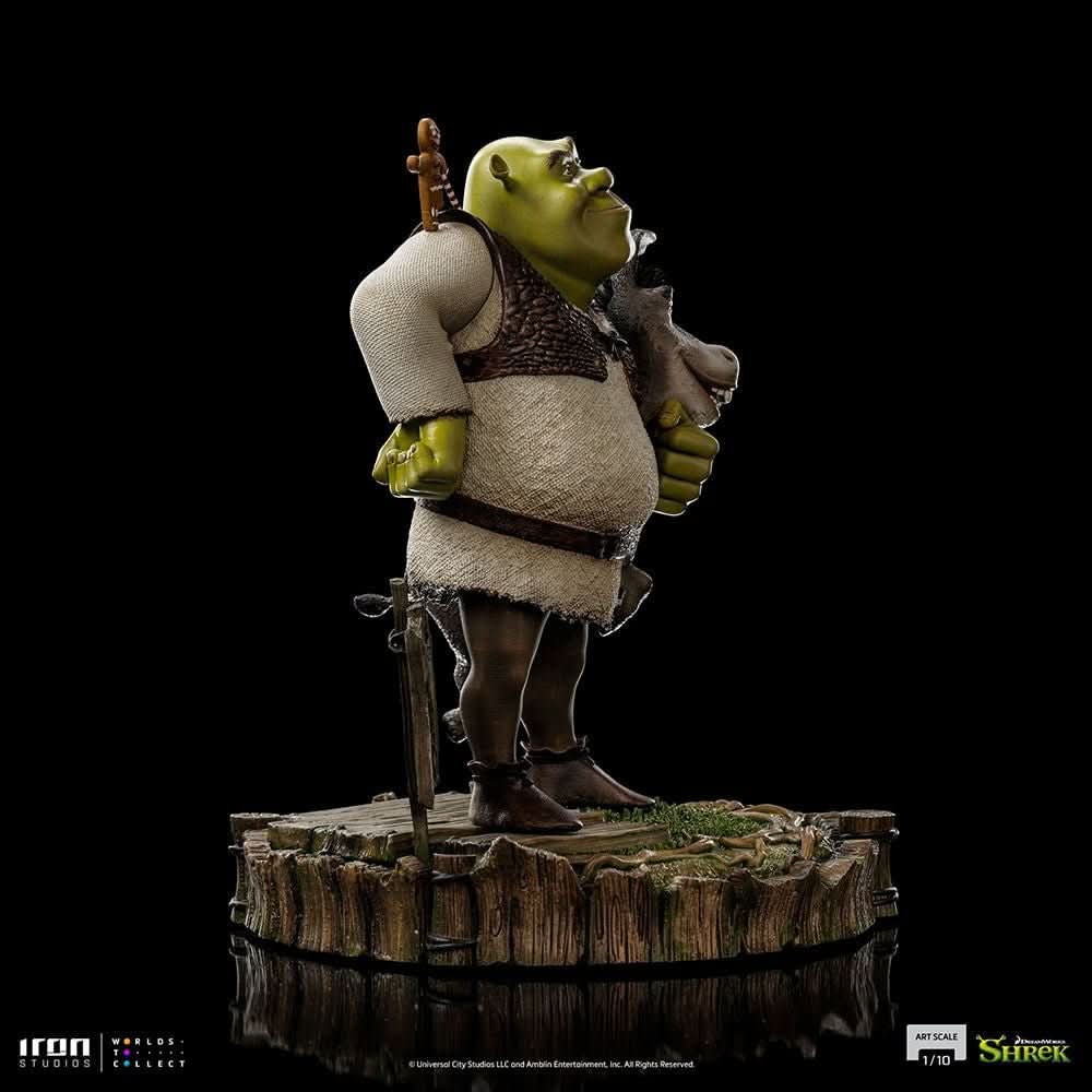 Statue Shrek, Donkey and The Gingerbread Man - Shrek - Art Scale 1/10