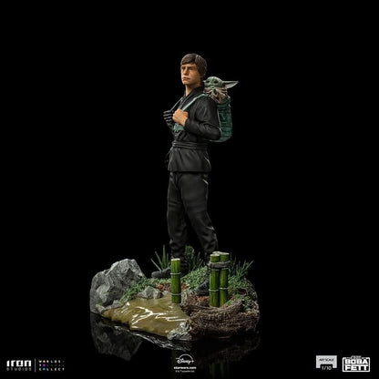 Statue Luke Skywalker and Grogu Training Version - Star Wars: The Book of Boba Fett - Art Scale 1/10 - The Mandalorian