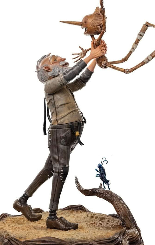Geppetto & Pinocchio Deluxe Statue (Signed Version) - Pinocchio - Art Scale 1/10