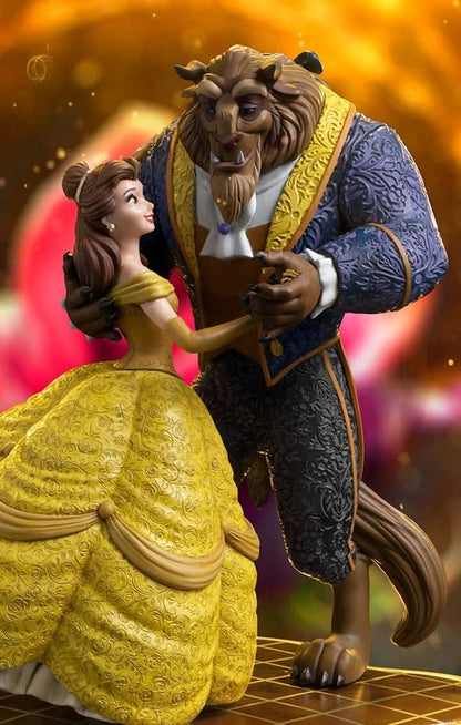 Statue Beauty and The Beast 100 Years Version - Disney 100th - Beauty and The Beast - Art Scale 1/10