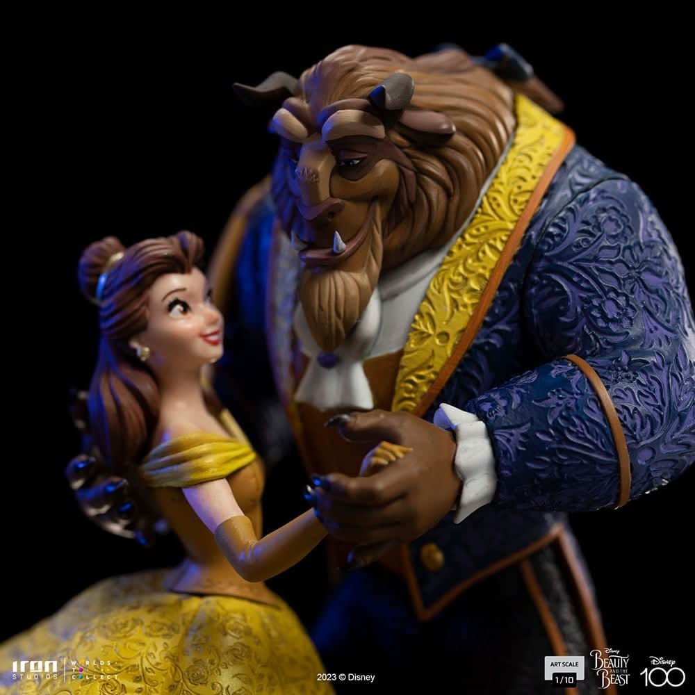 Statue Beauty and The Beast 100 Years Version - Disney 100th - Beauty and The Beast - Art Scale 1/10