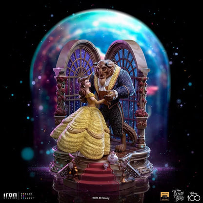 Statue Beauty and The Beast Deluxe - Disney 100th - Beauty and The Beast - Art Scale 1/10 - Disney Classics