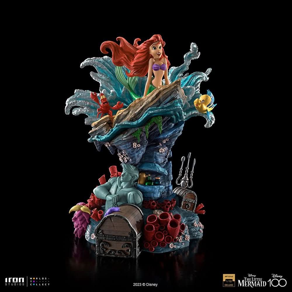Statue Little Mermaid Deluxe - Disney 100th - Little Mermaid - Art Scale 1/10