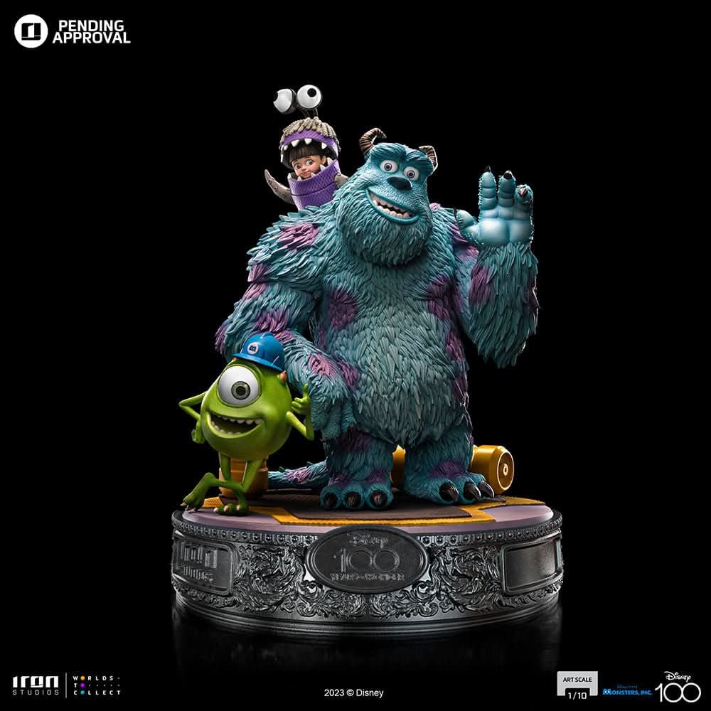 Statue Monsters Inc. Diorama 100 Years Version - Disney 100th - Monsters Inc. - Art Scale 1/10 - Disney Classics