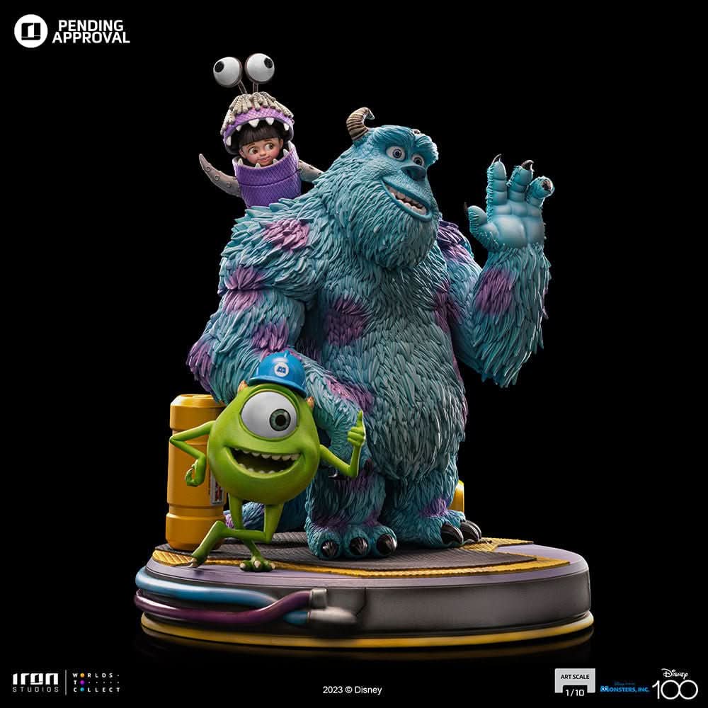 Statue Monsters Inc. Diorama - Disney 100th - Monsters Inc. - Art Scale 1/10 - Disney Classics